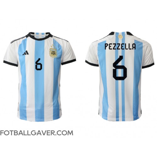 Argentina German Pezzella #6 Fotballklær Hjemmedrakt VM 2022 Kortermet